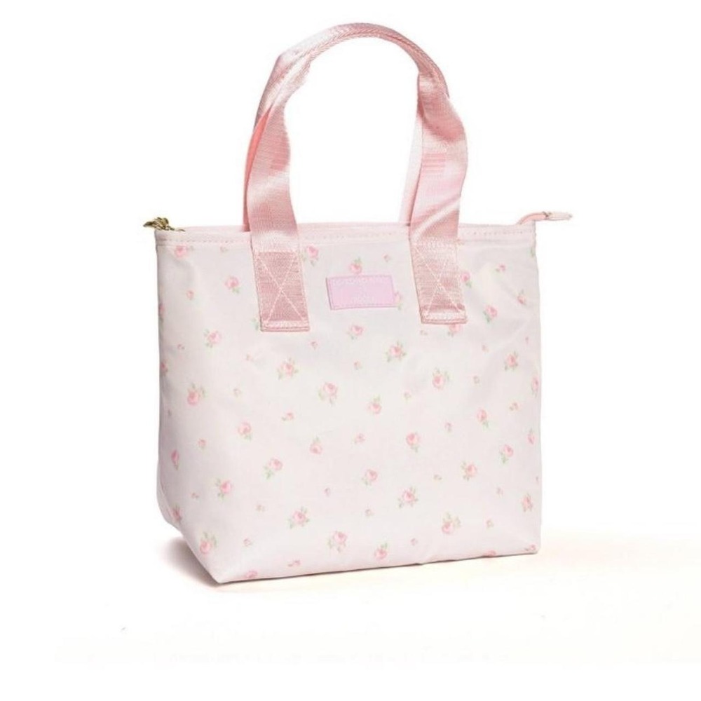 Loveshackfancy lunch tote pink floral blooming heirloom ditsy print Insulated